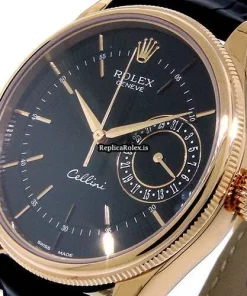 Aaa Replicas Rolex Cellini Date 50515 Automatic Movement 39mm Rose Gold Case Mens/unisex Watch