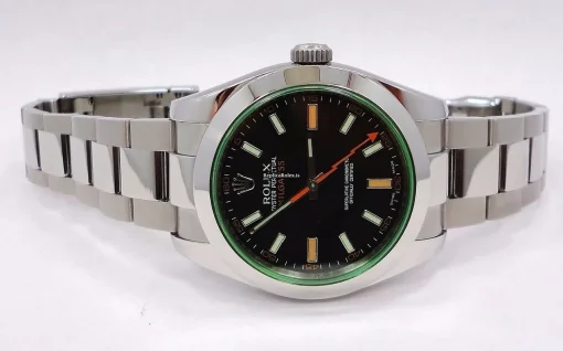 Swiss Replica Rolex Milgauss 116400gv Automatic Movement 40mm Steel Case Watch - Image 3