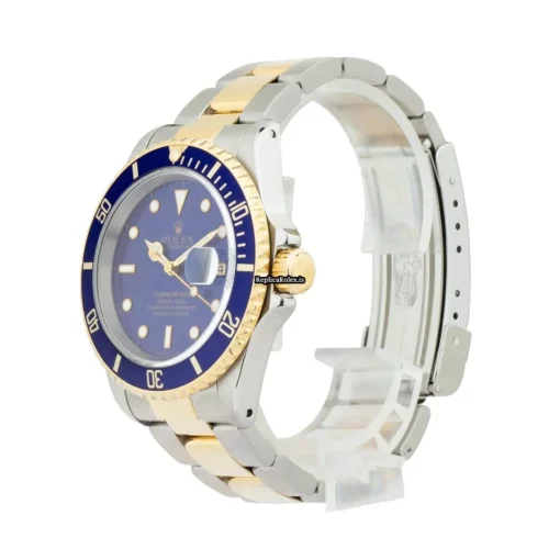 Nice Fake Rolex Submariner Date 16613 Caliber 3135 Automatic Movement 40mm Gold/steel Case Mens/unisex Watch - Image 2