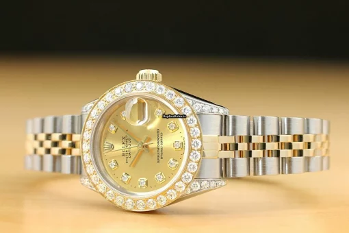Fantastic Replica Rolex Lady-datejust 69173 Caliber 2135 Automatic Movement 26mm Steel Case Womens Watch - Image 2