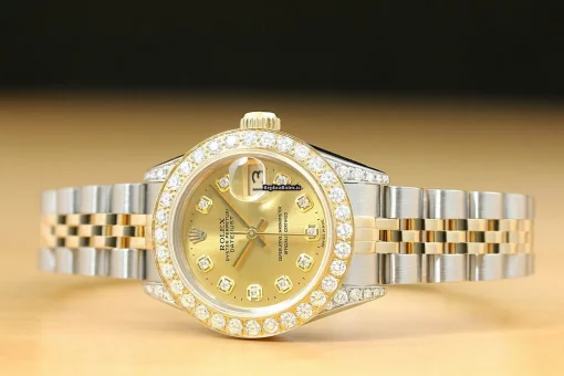 Fantastic Replica Rolex Lady-datejust 69173 Caliber 2135 Automatic Movement 26mm Steel Case Womens Watch - Image 3