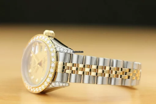Fantastic Replica Rolex Lady-datejust 69173 Caliber 2135 Automatic Movement 26mm Steel Case Womens Watch - Image 4