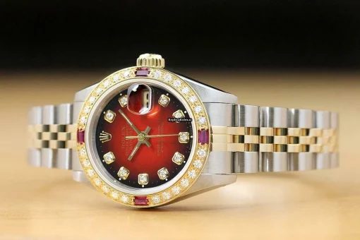 Offering Copy Rolex Lady-datejust 69173 Caliber 2135 Automatic Movement 26mm Steel Case Womens Watch - Image 2