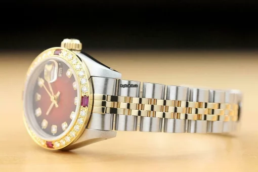 Offering Copy Rolex Lady-datejust 69173 Caliber 2135 Automatic Movement 26mm Steel Case Womens Watch - Image 4