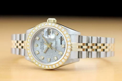 Excellent Copy Rolex Lady-datejust 69173 Caliber 2135 Automatic Movement 26mm Steel Case Womens Watch - Image 2