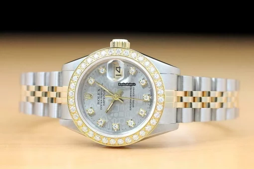 Excellent Copy Rolex Lady-datejust 69173 Caliber 2135 Automatic Movement 26mm Steel Case Womens Watch - Image 3