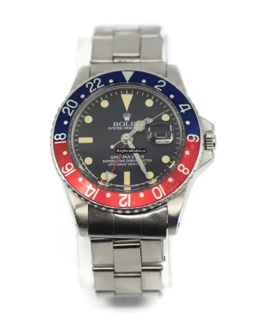 Wholesale Replica Rolex Gmt-master 1675 Caliber 1570 Automatic Movement 40mm Steel Case Mens/unisex Watch