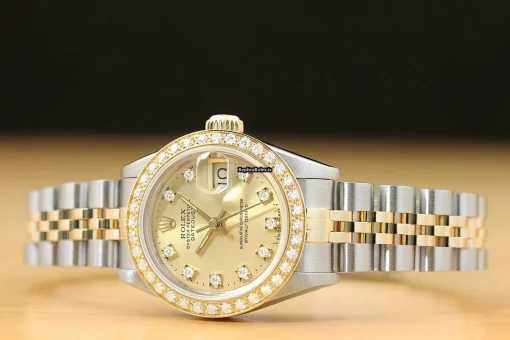 Affordable Replica Rolex Lady-datejust 69173 Caliber 2135 Automatic Movement 26mm Steel Case Womens Watch - Image 3