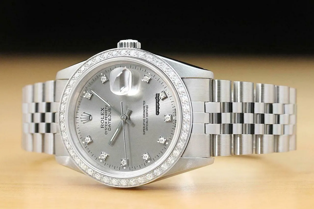 Excellent Replica Rolex Datejust 16234 Caliber 3135 Automatic Movement 36mm Steel Case Mens/unisex Watch - Image 2