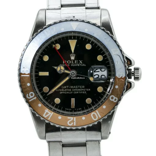 Cheap Imitation Rolex Gmt-master 1675/0 Automatic Movement 39mm Steel Case Mens/unisex Watch - Image 4
