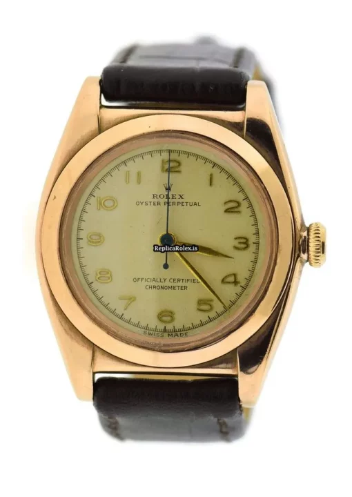 Offering Replica Rolex Bubble Back 3696 Automatic Movement 32mm Gold/steel Case Mens/unisex Watch