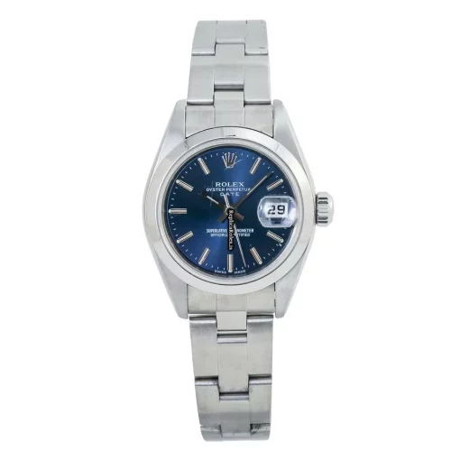 Mind-boggling Fake Rolex Oyster Perpetual Lady Date 79160 Automatic Movement 26mm Silver Case Womens Watch