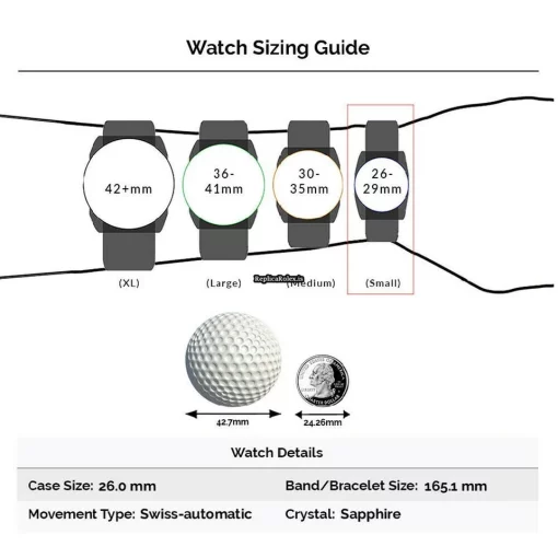 Mind-boggling Fake Rolex Oyster Perpetual Lady Date 79160 Automatic Movement 26mm Silver Case Womens Watch - Image 6