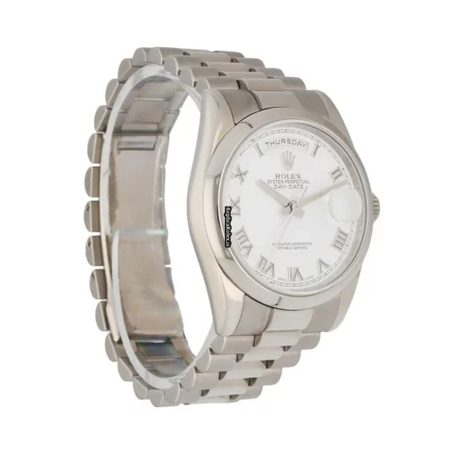 Good Clone Rolex Day-date 36 118209 Automatic Movement 36mm White Gold Case Mens/unisex Watch - Image 3