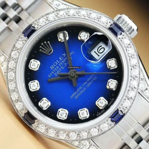 Lovely Fakes Rolex Lady-datejust 6917 Caliber 2030 Automatic Movement 26mm Steel Case Womens Watch