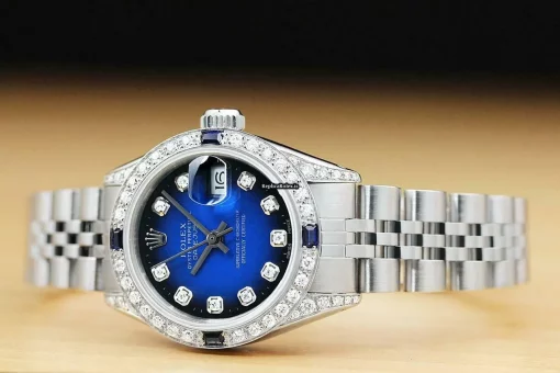 Lovely Fakes Rolex Lady-datejust 6917 Caliber 2030 Automatic Movement 26mm Steel Case Womens Watch - Image 2