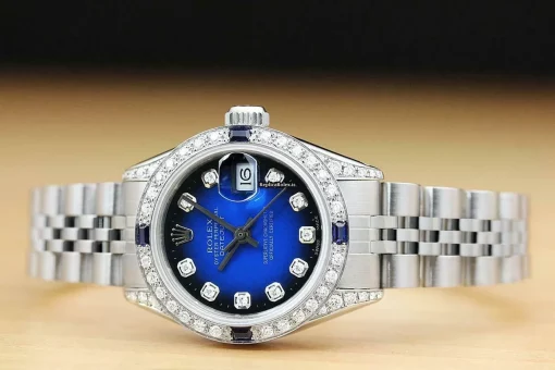 Lovely Fakes Rolex Lady-datejust 6917 Caliber 2030 Automatic Movement 26mm Steel Case Womens Watch - Image 3