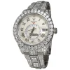Trustworthy Copies Rolex Sky-dweller 326939 Caliber 9001 Automatic Movement 42mm White Gold Case Mens/unisex Watch