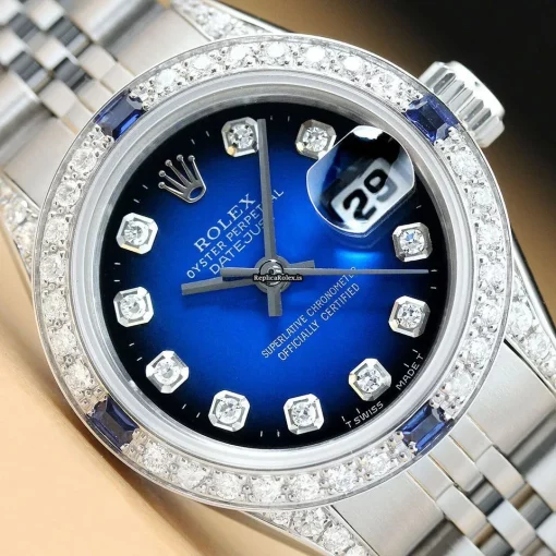Trustworthy Replica Rolex Lady-datejust 69174 Caliber 2135 Automatic Movement 26mm Steel Case Womens Watch