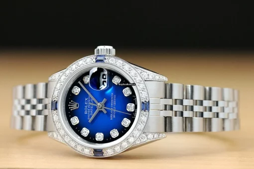 Trustworthy Replica Rolex Lady-datejust 69174 Caliber 2135 Automatic Movement 26mm Steel Case Womens Watch - Image 2