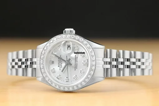 High Quality Fake Rolex Oyster Perpetual Lady Date 6916 Caliber 2030 Automatic Movement 26mm Steel Case Womens Watch - Image 3