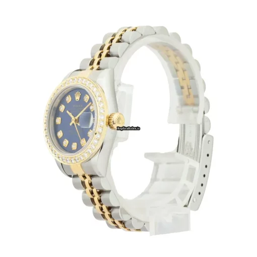 Terrific Replica Rolex Lady-datejust 69173 Caliber 2135 Automatic Movement 26mm Gold/steel Case Womens Watch - Image 2
