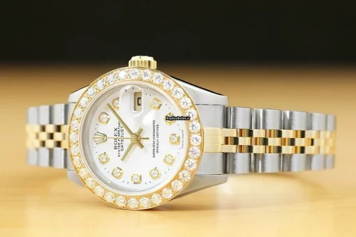 Amazing Replica Rolex Lady-datejust 69173 Caliber 2135 Automatic Movement 26mm Steel Case Womens Watch - Image 2