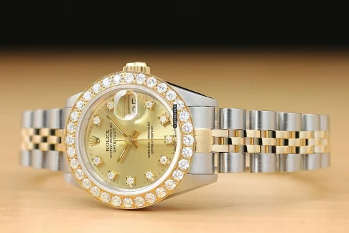 Fine Replica Rolex Lady-datejust 69173 Caliber 2135 Automatic Movement 26mm Steel Case Womens Watch - Image 2