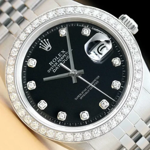 Swiss Replica Rolex Datejust 1601 Caliber 1570 Automatic Movement 36mm Steel Case Mens/unisex Watch