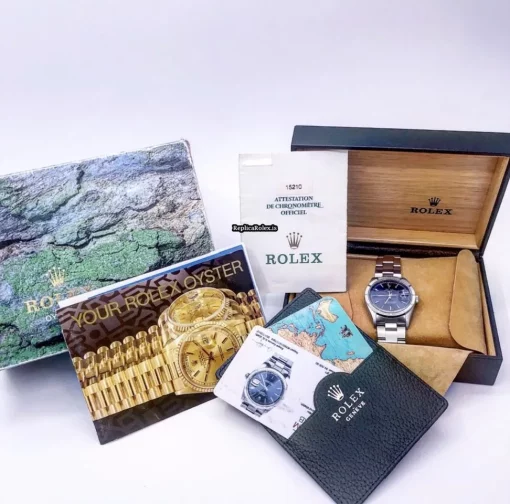 Suitable Fake Rolex Oyster Perpetual Date 15210 Caliber 3135 Automatic Movement 34mm Steel Case Mens/unisex Watch - Image 3