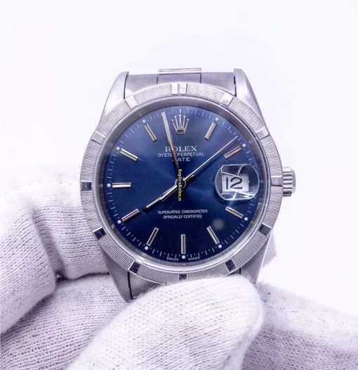 Suitable Fake Rolex Oyster Perpetual Date 15210 Caliber 3135 Automatic Movement 34mm Steel Case Mens/unisex Watch - Image 7