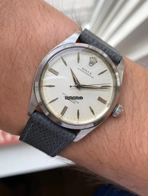 Great Replica Rolex Oyster Perpetual 6564 Caliber 1030 Automatic Movement 34mm Steel Case Mens/unisex Watch - Image 10