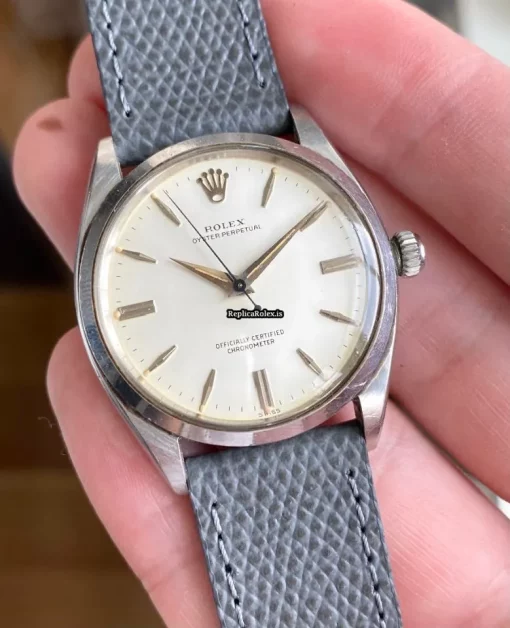 Great Replica Rolex Oyster Perpetual 6564 Caliber 1030 Automatic Movement 34mm Steel Case Mens/unisex Watch - Image 4