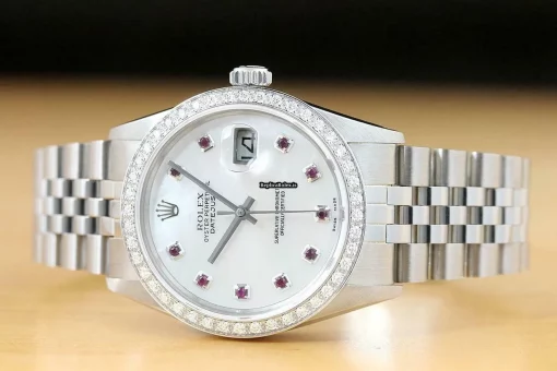 Exquisite Fake Rolex Datejust 16014 Caliber 3035 Automatic Movement 36mm Steel Case Mens/unisex Watch - Image 3