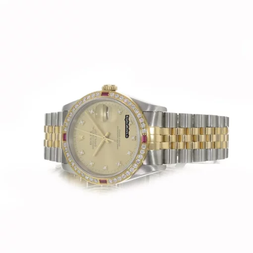 Best Fake Rolex Datejust 16233 Caliber 3135 Automatic Movement 36mm Gold/steel Case Mens/unisex Watch - Image 3