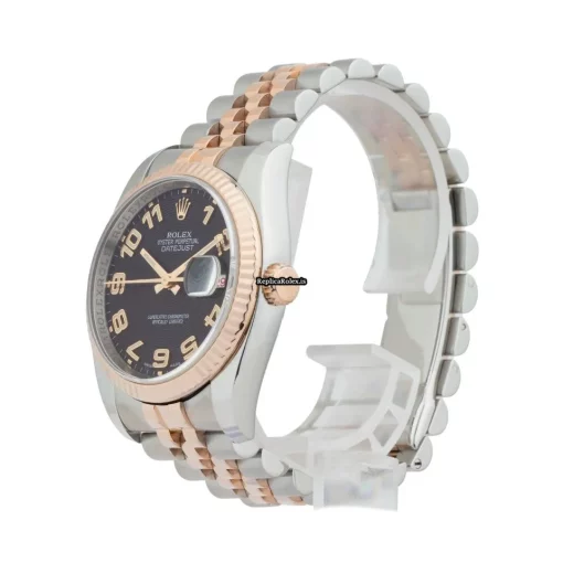 Incredible Fake Rolex Datejust 116231 Caliber 3135 Automatic Movement 36mm Gold/steel Case Mens/unisex Watch - Image 2