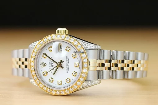 Lovely Fake Rolex Lady-datejust 69173 Caliber 2135 Automatic Movement 26mm Steel Case Womens Watch - Image 2