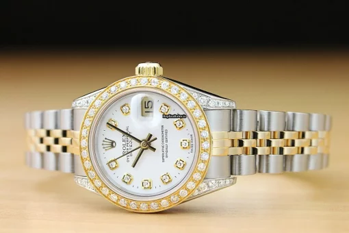Lovely Fake Rolex Lady-datejust 69173 Caliber 2135 Automatic Movement 26mm Steel Case Womens Watch - Image 3
