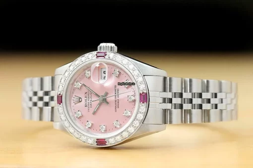 Excellent Replica Rolex Lady-datejust 69174 Caliber 2135 Automatic Movement 26mm Steel Case Womens Watch - Image 2