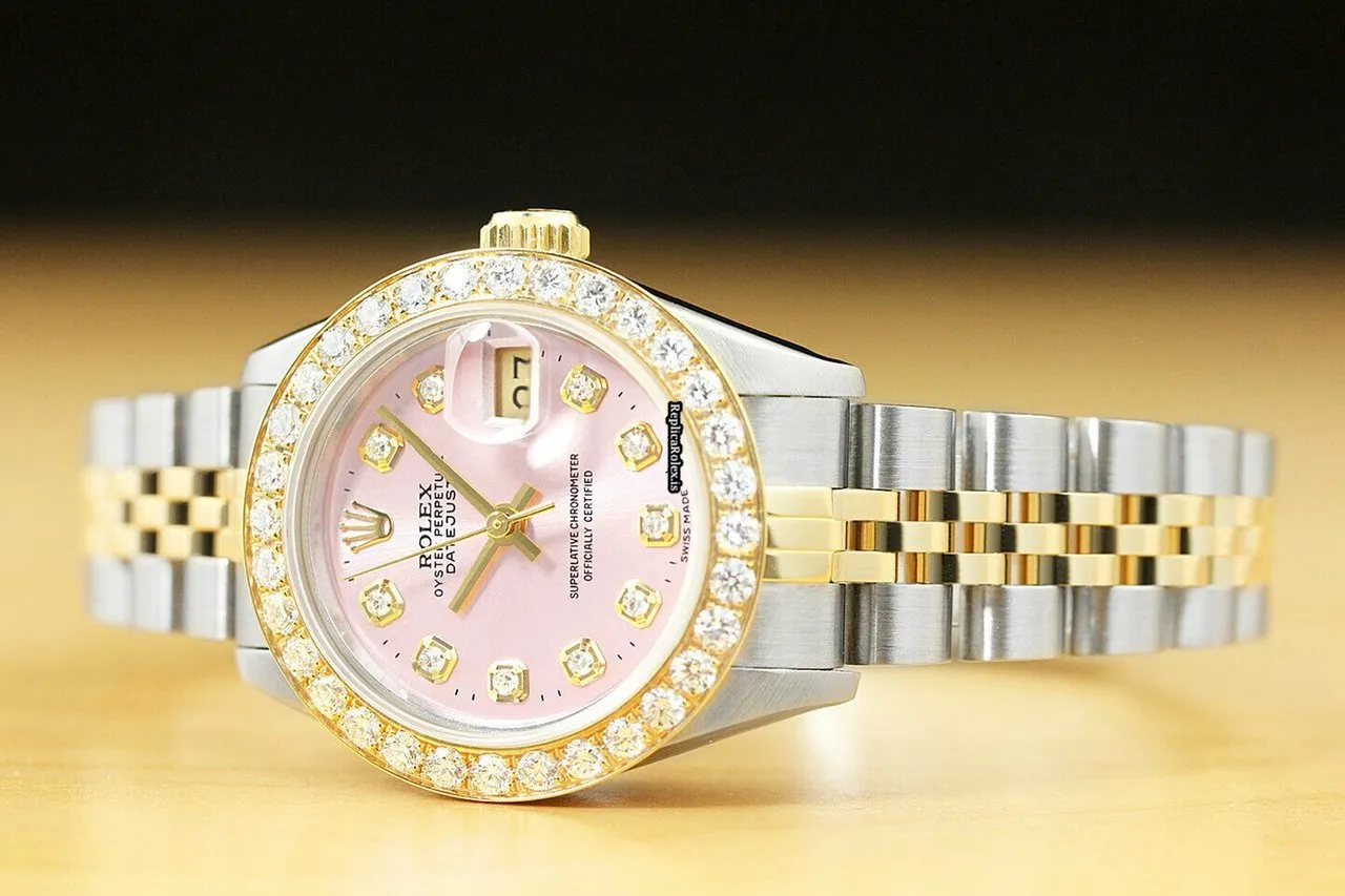 Mind-boggling Replica Rolex Lady-datejust 69173 Caliber 2135 Automatic Movement 26mm Steel Case Womens Watch - Image 2