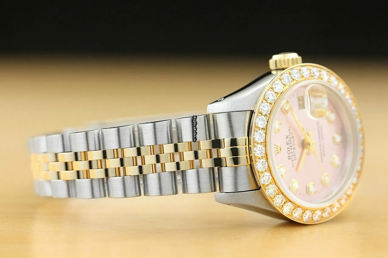 Mind-boggling Replica Rolex Lady-datejust 69173 Caliber 2135 Automatic Movement 26mm Steel Case Womens Watch - Image 6