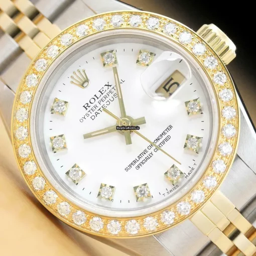 Wonderful Replica Rolex Lady-datejust 69173 Caliber 2135 Automatic Movement 26mm Steel Case Womens Watch
