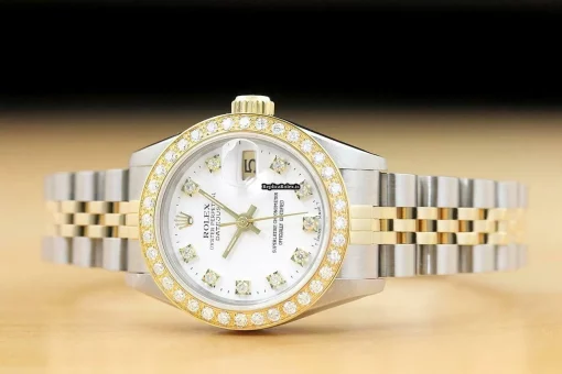 Wonderful Replica Rolex Lady-datejust 69173 Caliber 2135 Automatic Movement 26mm Steel Case Womens Watch - Image 3