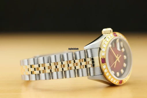 High Quality Fake Rolex Lady-datejust 69173 Caliber 2135 Automatic Movement 26mm Steel Case Womens Watch - Image 7
