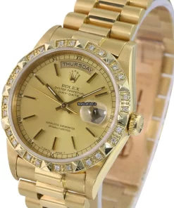 Stylish Replica Rolex Day-date 36 18238 Caliber 3155 Automatic Movement 36mm Yellow Gold Case Mens/unisex Watch