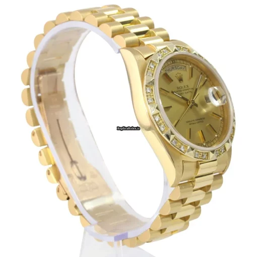 Stylish Replica Rolex Day-date 36 18238 Caliber 3155 Automatic Movement 36mm Yellow Gold Case Mens/unisex Watch - Image 9