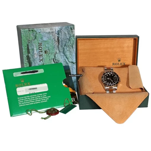 Cool Fake Rolex Gmt-master II 16713 Caliber 3185 Automatic Movement 40mm Gold/steel Case Mens/unisex Watch - Image 11
