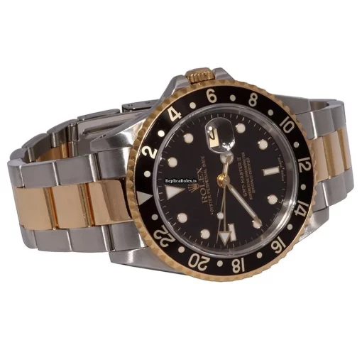 Cool Fake Rolex Gmt-master II 16713 Caliber 3185 Automatic Movement 40mm Gold/steel Case Mens/unisex Watch - Image 5