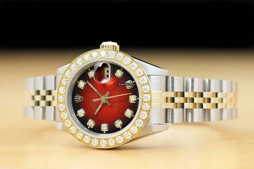 Durable Replica Rolex Lady-datejust 69173 Caliber 2135 Automatic Movement 26mm Steel Case Womens Watch - Image 2