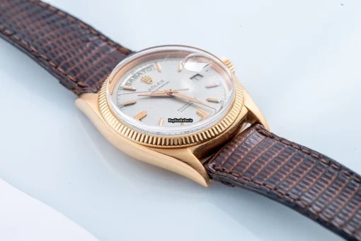 Perfect Replica Rolex Day-date 6611 Caliber 1055 Automatic Movement 36mm Rose Gold Case Mens/unisex Watch - Image 3